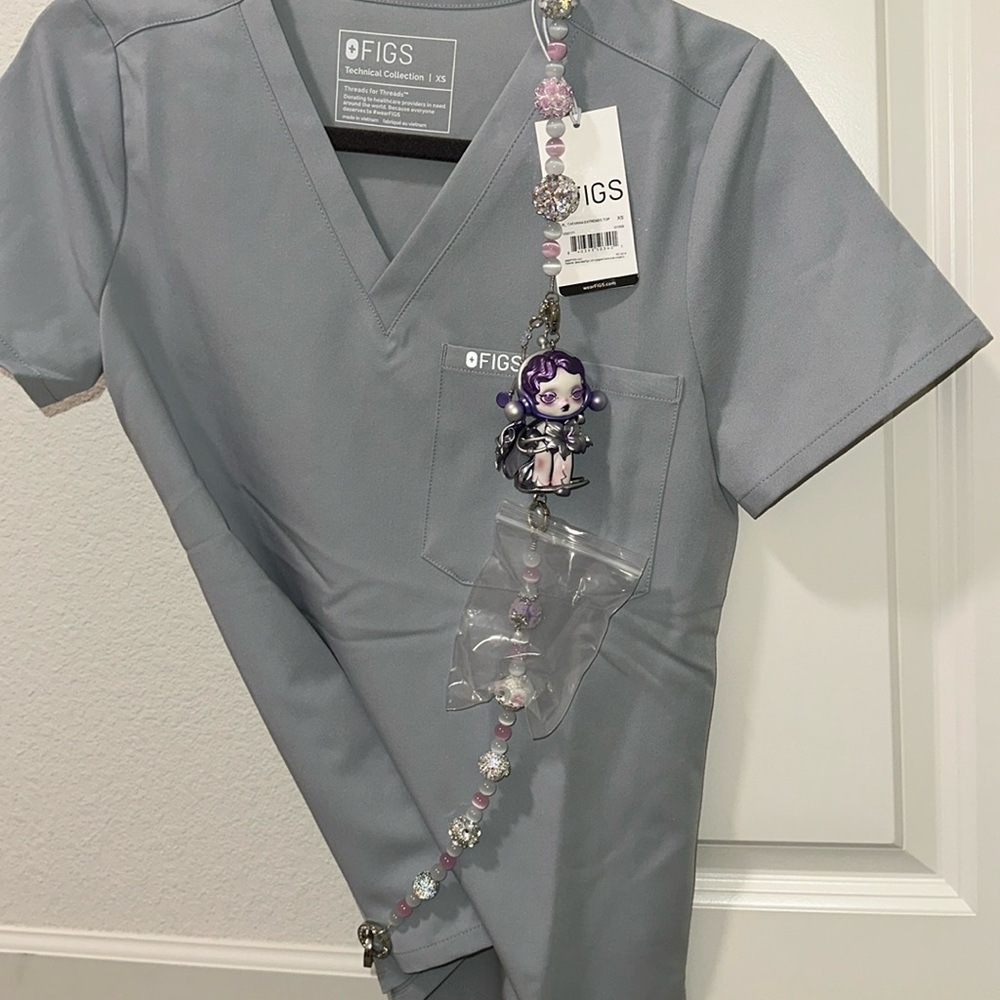 Skull panda DIY crossbody phone strap/ key ring